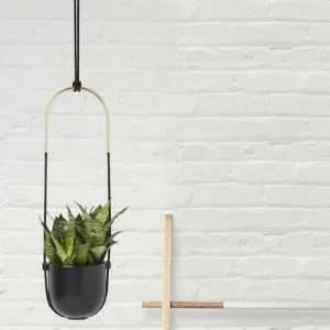 SOLDES TOUT À Umbra Pot Suspendu D’intérieur Bolo Céramique Noir 12