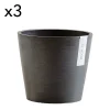 Ecopots Pots De Fleurs Noir D20 – Lot De 3 boutique en ligne 13