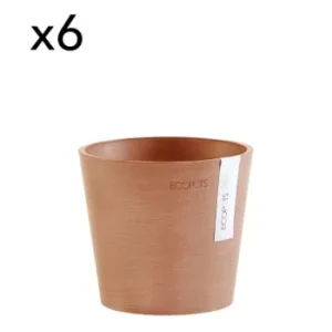 Ecopots Pots De Fleurs Noir D13 – Lot De 6 prix pas cher 10