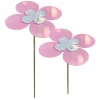 LP Design Set De 2 Fleurs En Acier Galvanisé 60 Et 80 Cm Double Chance Rose haute qualité 10