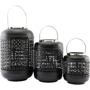 Sil Set De 3 Lanternes En Fer boutique pas cher 10