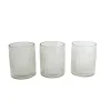 Protections acheteurs Maison Tilleul Set De 3 Photophores En Verre Transparent 5