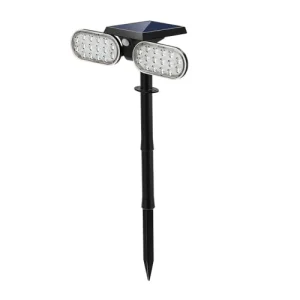 LUMI JARDIN Spot Solaire 2 En 1 Avec Détecteur Plastique Noir 600LM marque pas cher en ligne 12