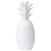 qualité d’originales Maisons Du Monde Statue Ananas En Céramique Blanche D.44cm 20