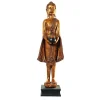 qualité supérieure Maisons Du Monde Statue Bouddha Debout En Résine Dorée H 142 Cm 10