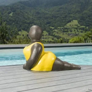 Wanda Collection Statue Femme Jaune L75cm pas cher marque 11