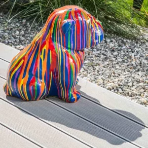 Top ventes Wanda Collection Statuette Bouledogue Multicolore H40cm 13