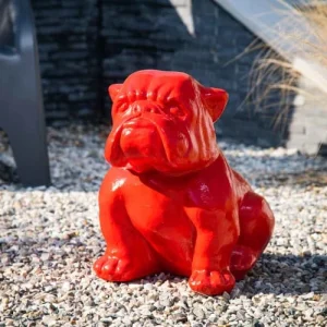 Wanda Collection Statuette Bulldog Rouge H40cm soldes en ligne 9