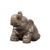 Wanda Collection Statuette Eléphant Assis Brun H30cm pas cher marque 22