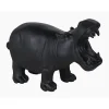 Maisons Du Monde Statuette Hippopotame En Ciment Noir H44 boutique en ligne france 14