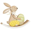 vente chaude Maisons Du Monde Statuette Lapin De Pâques à Bascule Coloris Jaune, Vert Et Naturel – Lot De 2 17