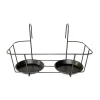 mode tendance ESSCHERT DESIGN Support 2 Pots Pour Balcon 26cm 22