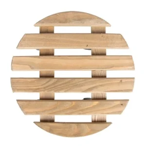 ESSCHERT DESIGN Support Plantes à Roulettes Rond 29 Cm luxe soldes 8