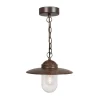 de garantie authentique Nordlux Suspension D’extérieur En Oxyde D’acier Marron Et Réglable En Hauteur 20