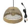 grande qualité Lumisky Suspension Extérieur Fibre Naturelle Beige D38CM 22