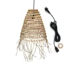 Lumisky Suspension Extérieur Fibre Naturelle Beige D48CM marque pas cher 22