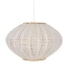 outlet soldes Globen Lighting Suspension Extérieure Lin/rotin D43cm 19