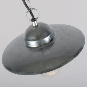 QAZQA Suspension Luminaire Extérieur En Acier Gris Paris 18