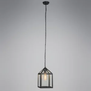 prix abordable QAZQA Suspension Luminaire Extérieur En Acier Inoxydable Noir 14