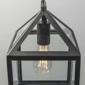 prix abordable QAZQA Suspension Luminaire Extérieur En Acier Inoxydable Noir 18