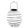 marque pas cher LUMI JARDIN Suspension Solaire Spirale Acier Noir H37cm 22