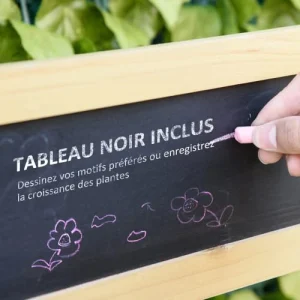 soldes en ligne OUTSUNNY Table Rempotage étagères Tiroir Tablette Crochets évier Tamis Tableau 16