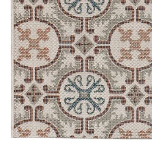 vente à bas prix Unitrama Tapis D’extérieur Avec Motif Hydraulique Multicolore, 155×230 Cm 15