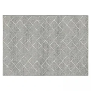 nouveau produit Oviala Tapis D’extérieur En Polypropylène 160 X 230 Cm Gris 16