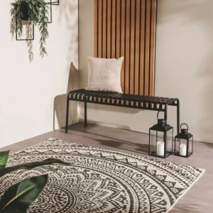 prix pas cher Benuta Tapis D’extérieur & Intérieur Blanc & Noir 120×170 10