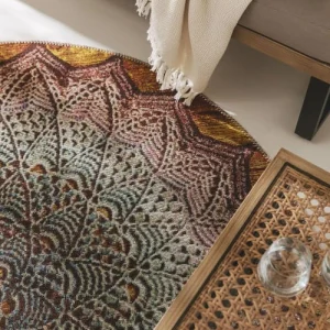 boutique paris Benuta Tapis D’extérieur & Intérieur Rond Multicouleur D 160 12