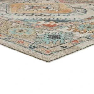 Unitrama Tapis D’extérieur-intérieur Vintage Aux Couleurs Pastel, 133X190 Cm marque pas cher 9