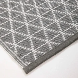 Oviala Tapis D’extérieur Polypropylène Gris 180 X 120 Cm Top ventes 14