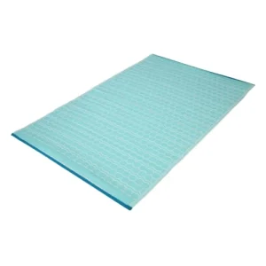 meilleur cadeau Oviala Tapis D’extérieur Pvc Bleu 180 X 120 Cm 12