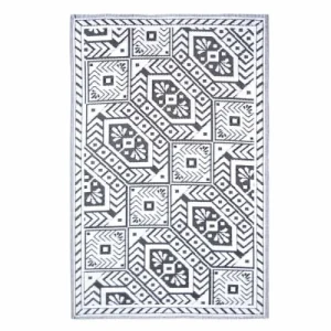 ESSCHERT DESIGN Tapis D’extérieur Rectangulaire Réversible Diamant 182×122 vente chaude 11