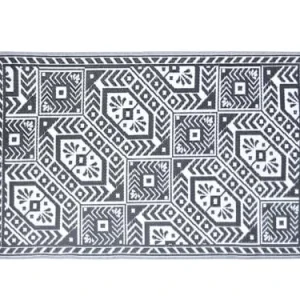 ESSCHERT DESIGN Tapis D’extérieur Rectangulaire Réversible Diamant 182×122 vente chaude 13