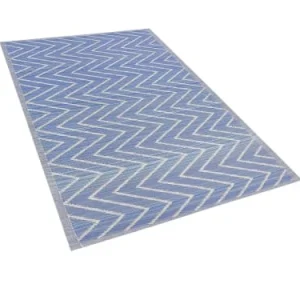 Top ventes Beliani Tapis En Matériaux Synthétiques Bleu 180x120cm 16