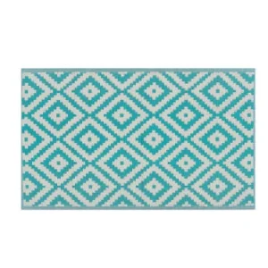 site soldes Beliani Tapis En Matériaux Synthétiques Bleu 180x120cm 12