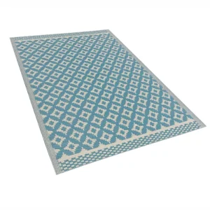 Couleurs variées Beliani Tapis En Matériaux Synthétiques Bleu 180x120cm 12