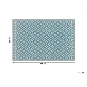 Couleurs variées Beliani Tapis En Matériaux Synthétiques Bleu 180x120cm 18