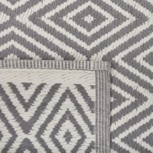 design à la mode Beliani Tapis En Matériaux Synthétiques Gris 180x120cm 12