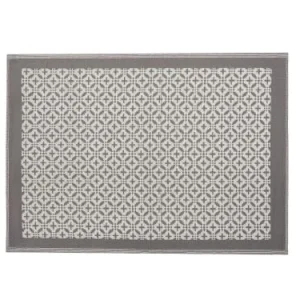 Beliani Tapis En Matériaux Synthétiques Gris 230x160cm magasin en ligne france 12