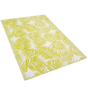 Beliani Tapis En Matériaux Synthétiques Jaune 180x120cm prix de gros 12