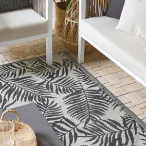 Livraison rapide Beliani Tapis En Matériaux Synthétiques Noir 180x120cm 10