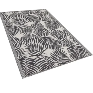 Livraison rapide Beliani Tapis En Matériaux Synthétiques Noir 180x120cm 14