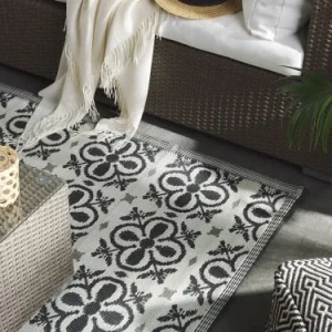 Beliani Tapis En Matériaux Synthétiques Noir 270x180cm vente en ligne 10