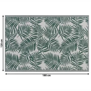 achat pas cher Beliani Tapis En Matériaux Synthétiques Vert 180x120cm 12