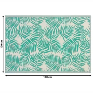 Beliani Tapis En Matériaux Synthétiques Vert 180x120cm site soldes 12