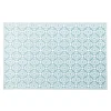 garantis authentique Maisons Du Monde Tapis En Polypropylène Bleu Motifs Graphiques Blancs 180×270, OEKO-TEX® 22