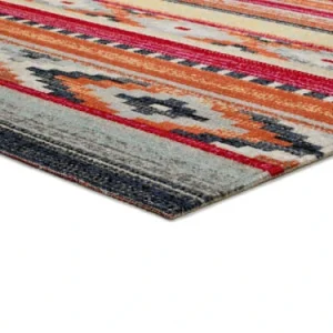 Atticgo Tapis Ethnique Multicolore Pour Extérieur/intérieur, 133X190 Cm achetez 9