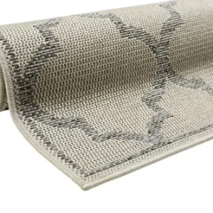 Livraison gratuite Wecon Home Tapis Exterieur Beige Motif Oriental Gris 200×133 18